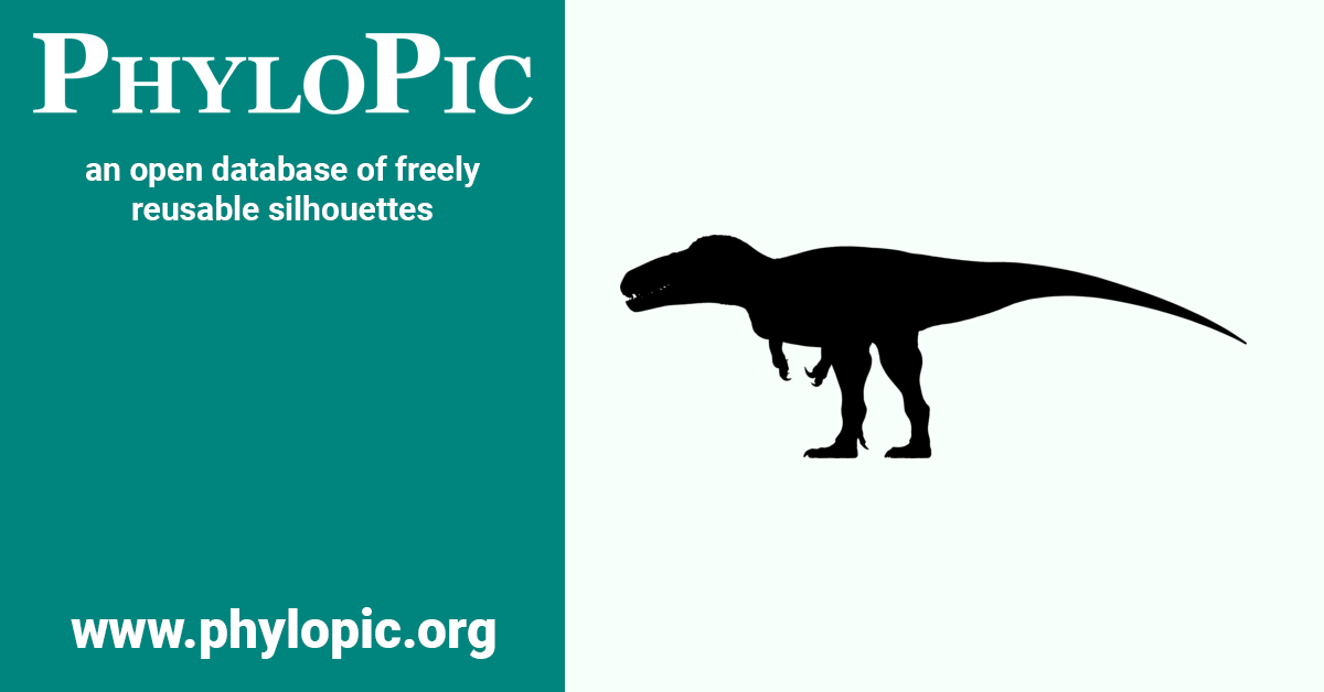 Torvosaurus tanneri by Jagged Fang Designs (CC0 1.0) PhyloPic